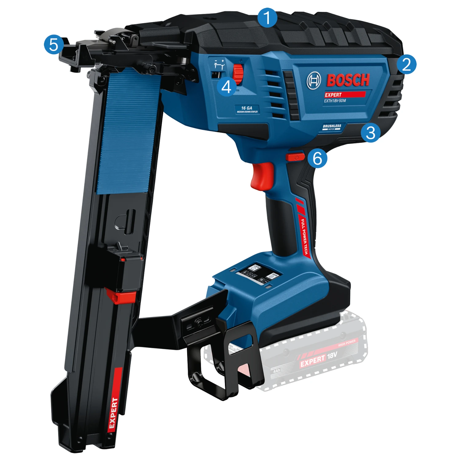 zalety zszywacza Bosch EXPERT EXTH18V-50M 