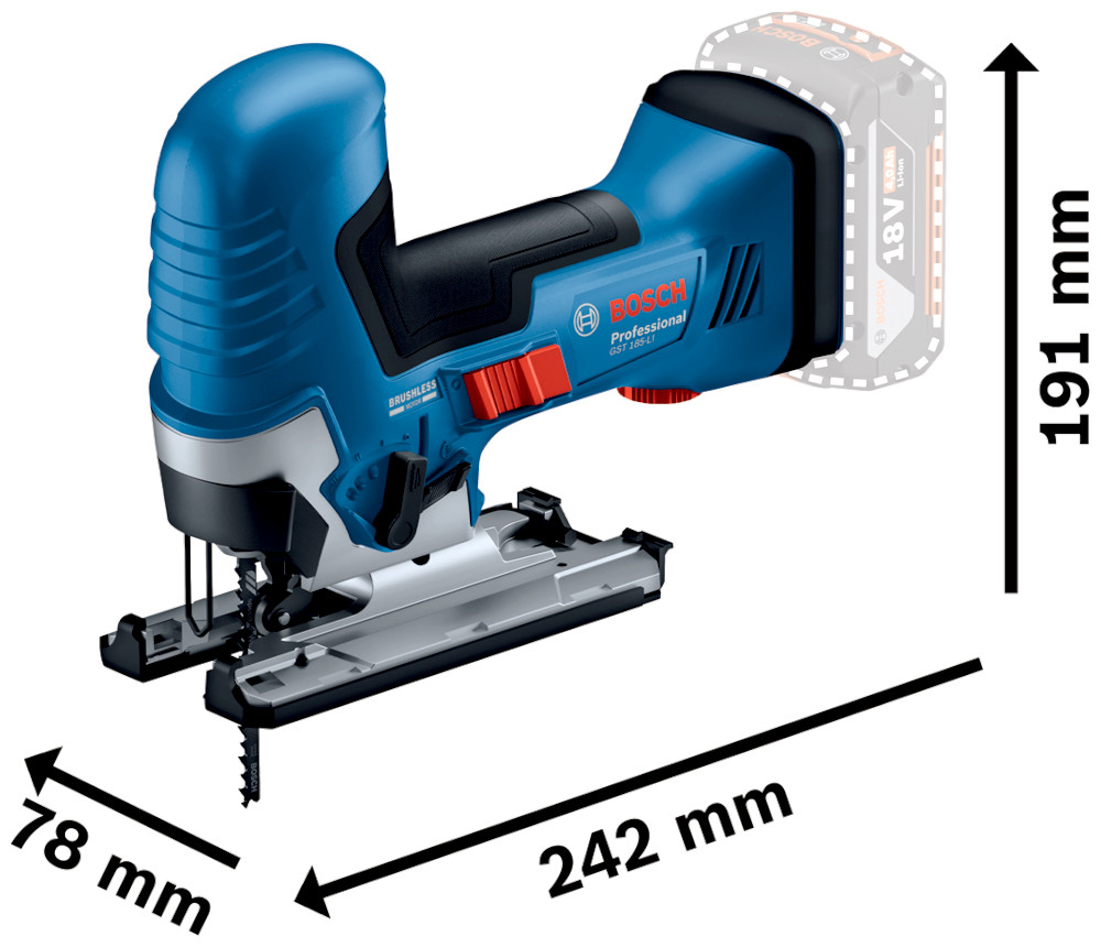 BOSCH GBH 187-LI PROFESSIONAL