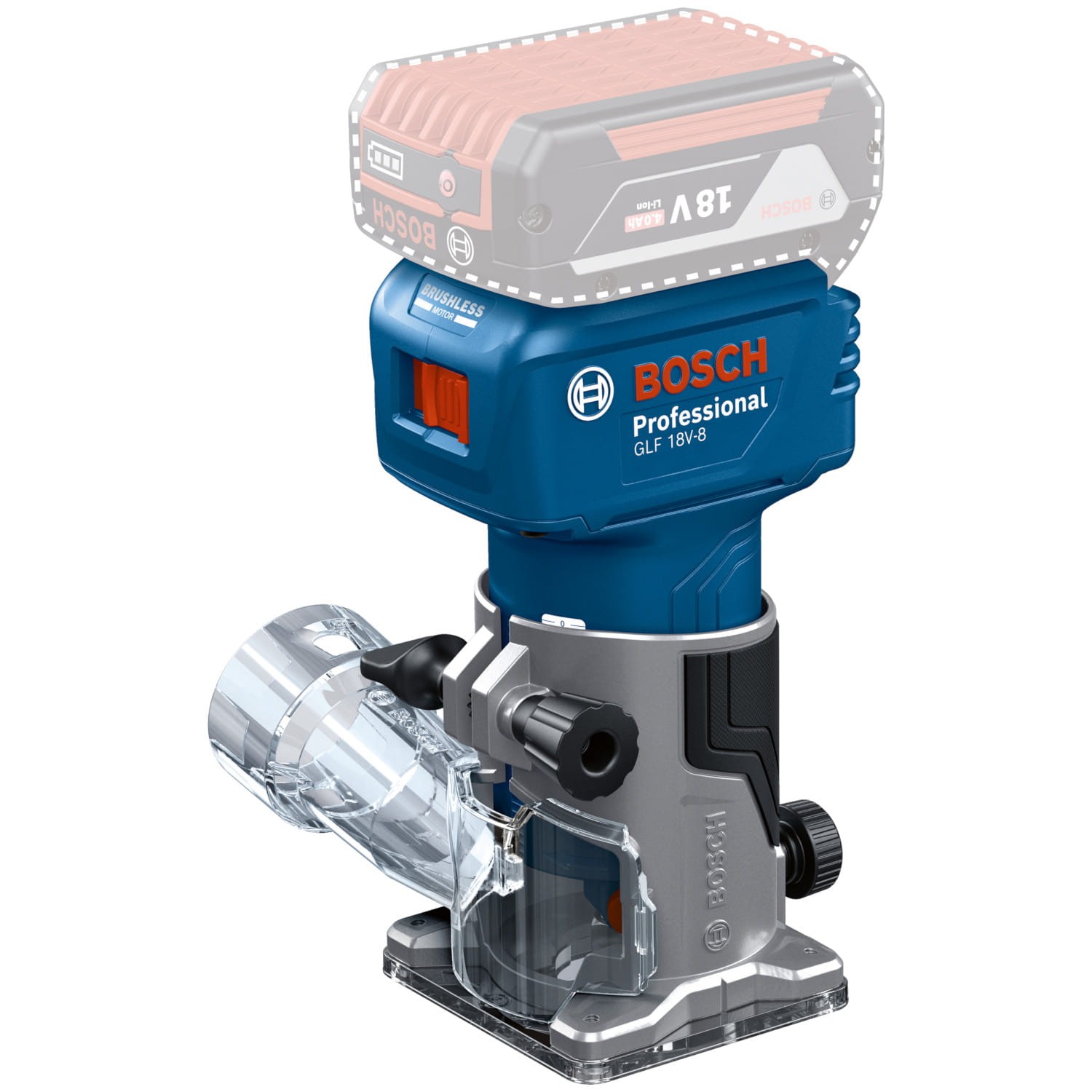 Frezarka górnowrzecionowa 18V do fazowania krawędziowania BOSCH GLF 18V-8