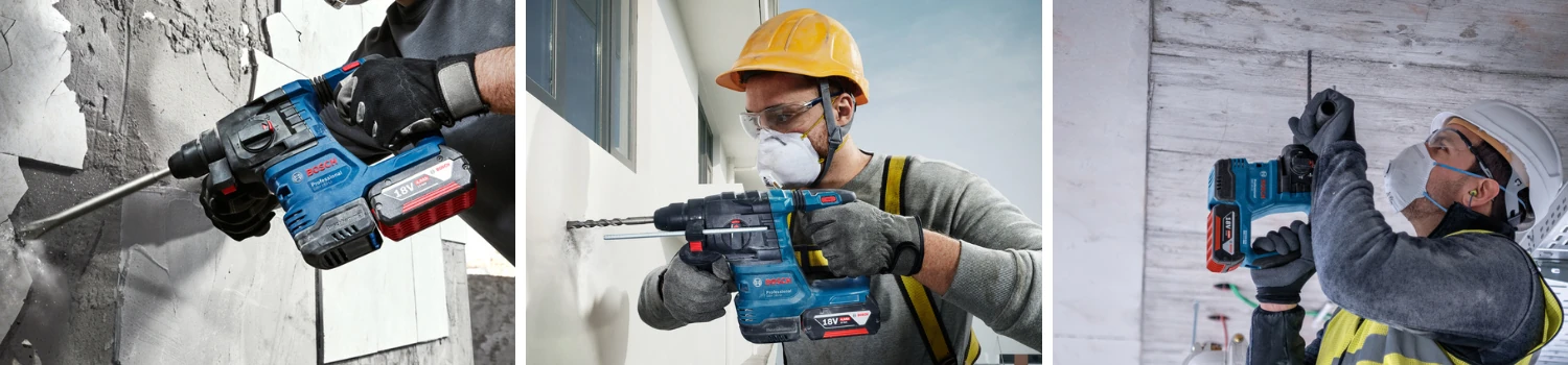 BOSCH GBH 18V-22 Młotowiertarka akumulatorowa SDS plus 18V 1,9J