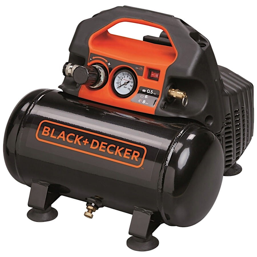 BLACK DECKER BXCM0011E Kompresor bezolejowy 6l 8bar