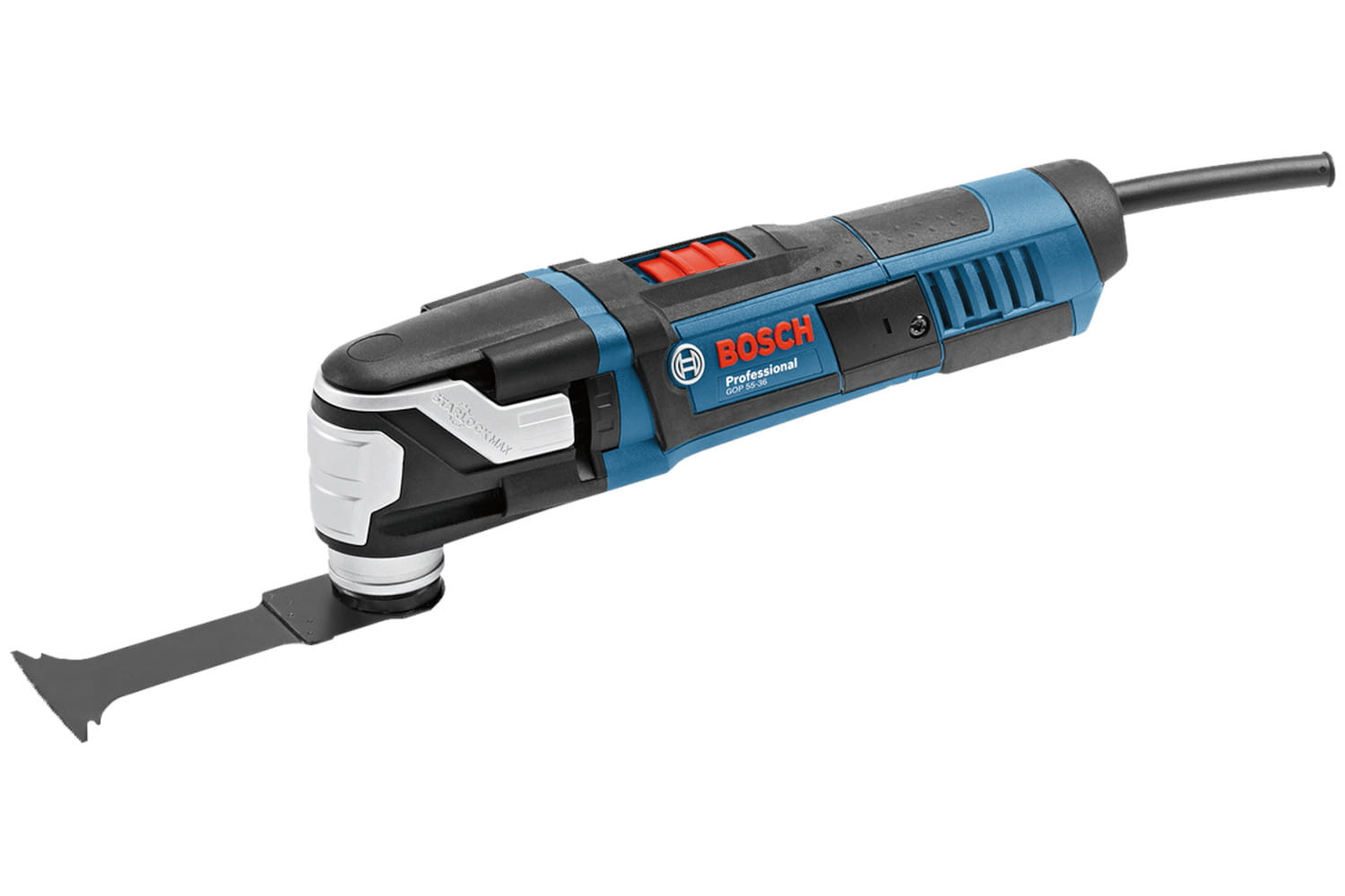 BOSCH GOP 55-36 Narzędzie wielofunkcyjne Multi-Cutter 550W + L-Boxx 136 + akcesoria