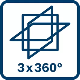 Bosch - GLL80-33 G - 3 linie laserowe 360°