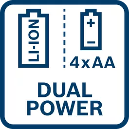 Bosch - GLL80-33 G - Dwa źródła zasilania