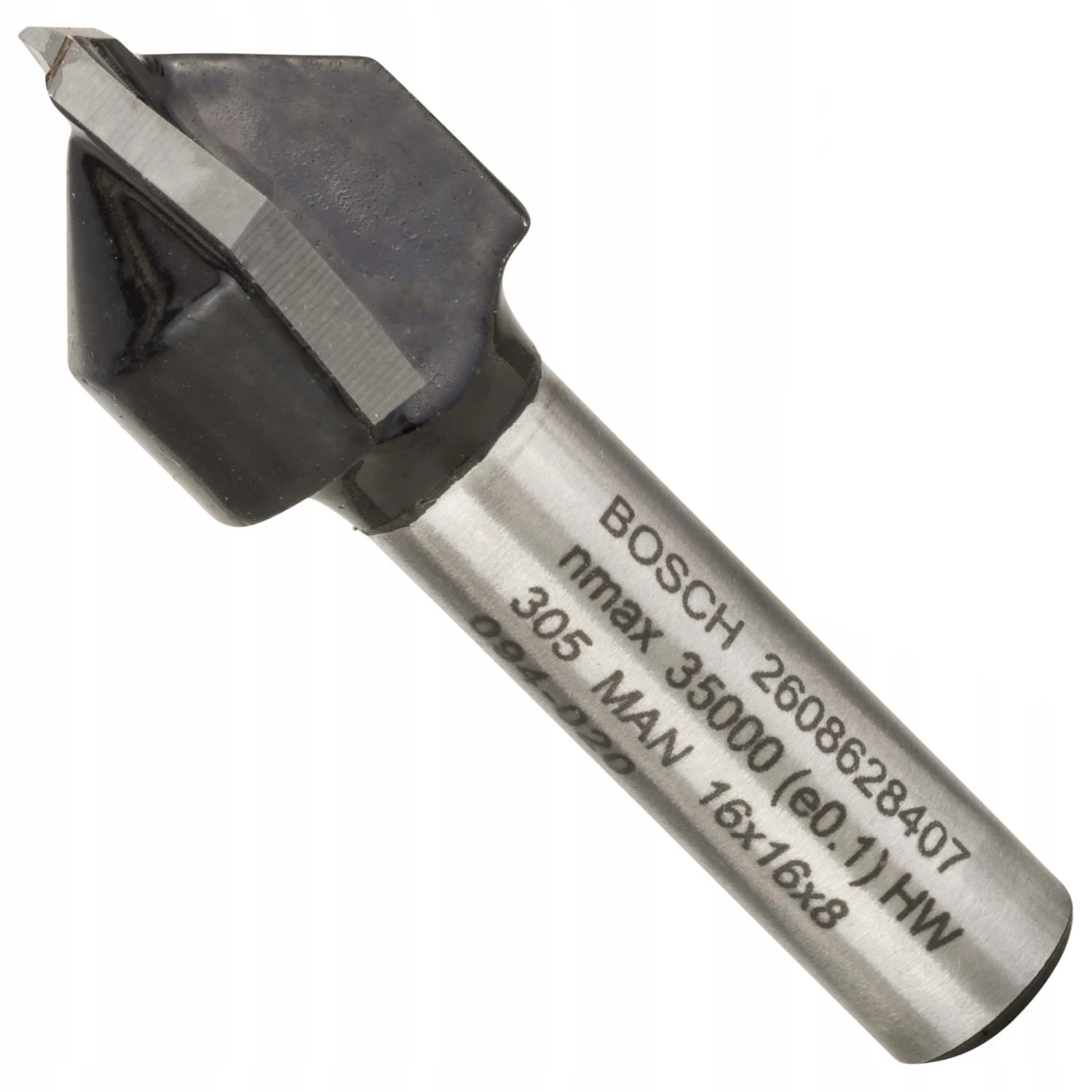 Frez V-Groove 8 x 16 x 45 mm 90 ° 1 szt. Bosch Standard for Wood
