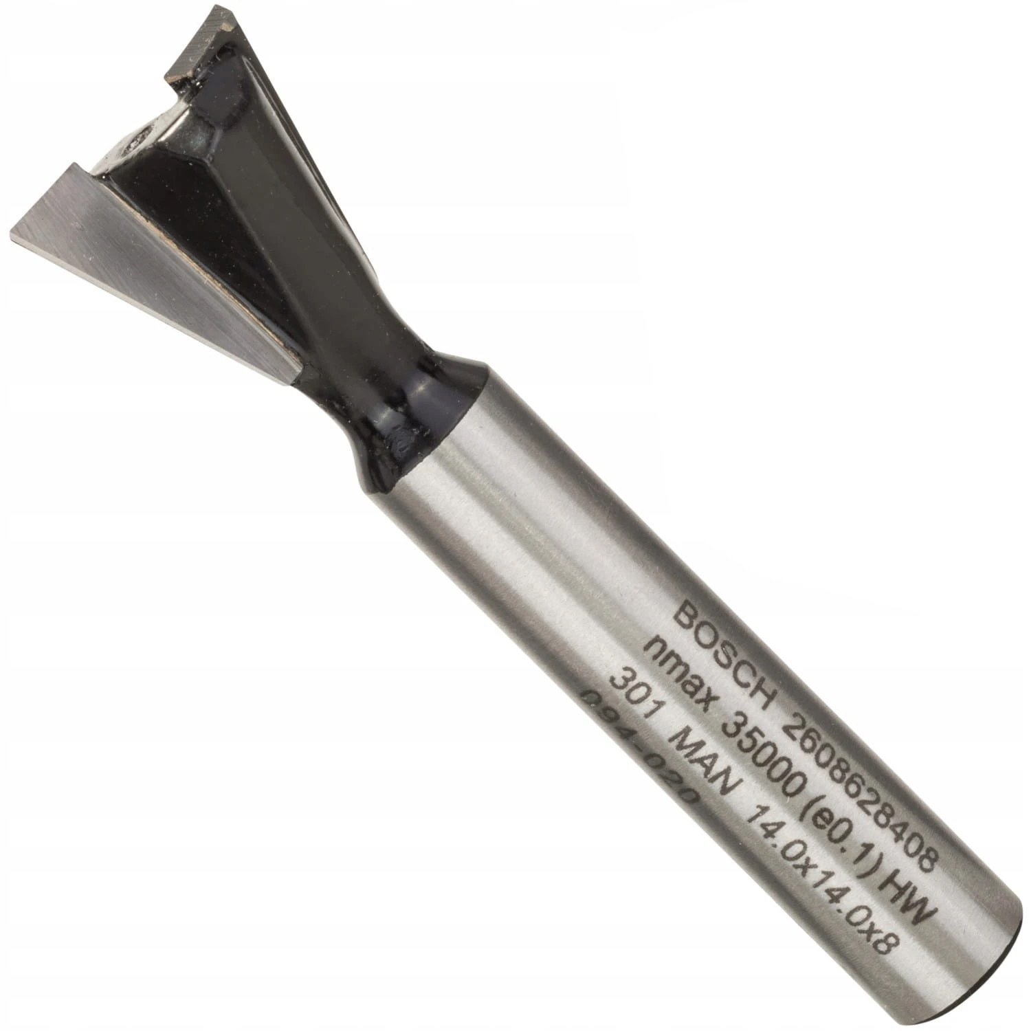 Frez do połączeń na jaskółczy ogon 8 x 14 x 55 mm 15 ° 1 szt. Bosch Standard for Wood