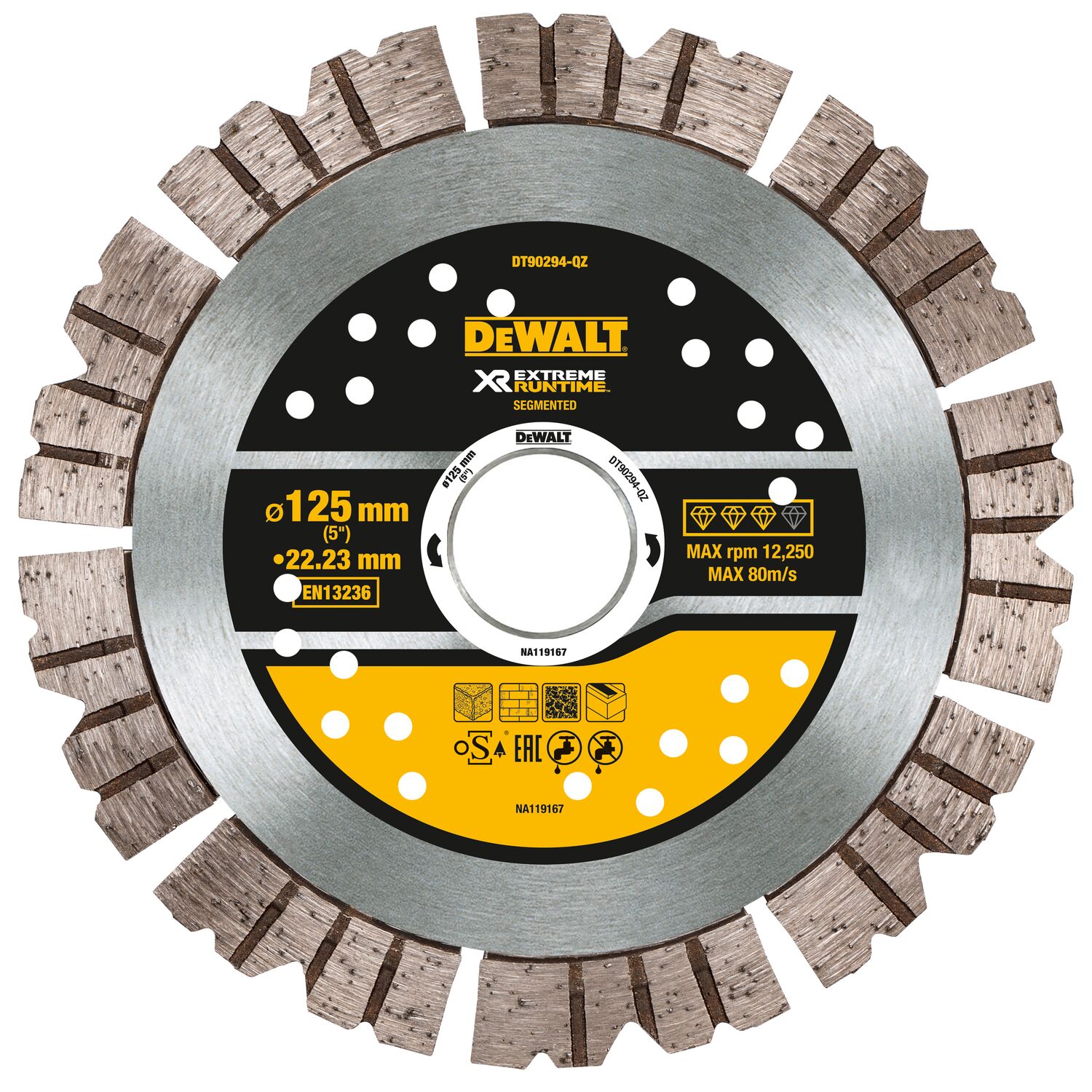 DEWALT DT90294 Tarcza diamentowa do betonu kamienia 125mm