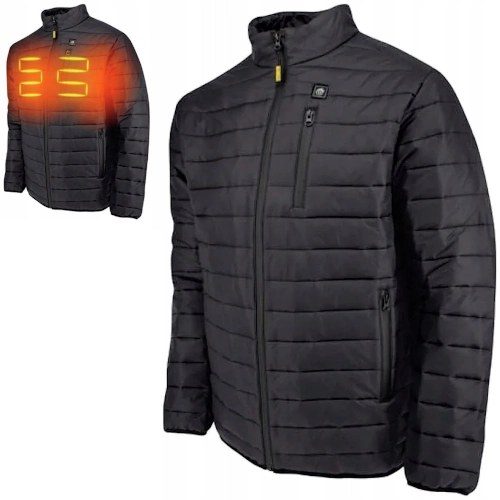 Czarna ogrzewana kurtka robocza puchowa DeWALT DCHJ093N-XL