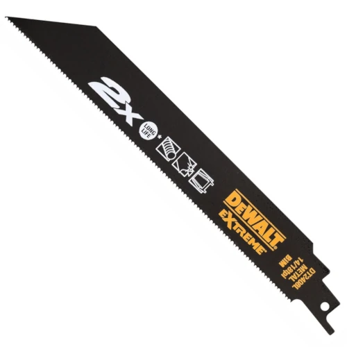 Brzeszczoty do metalu 203mm do piły szablastej 5szt EXTREME DeWALT DT2408L