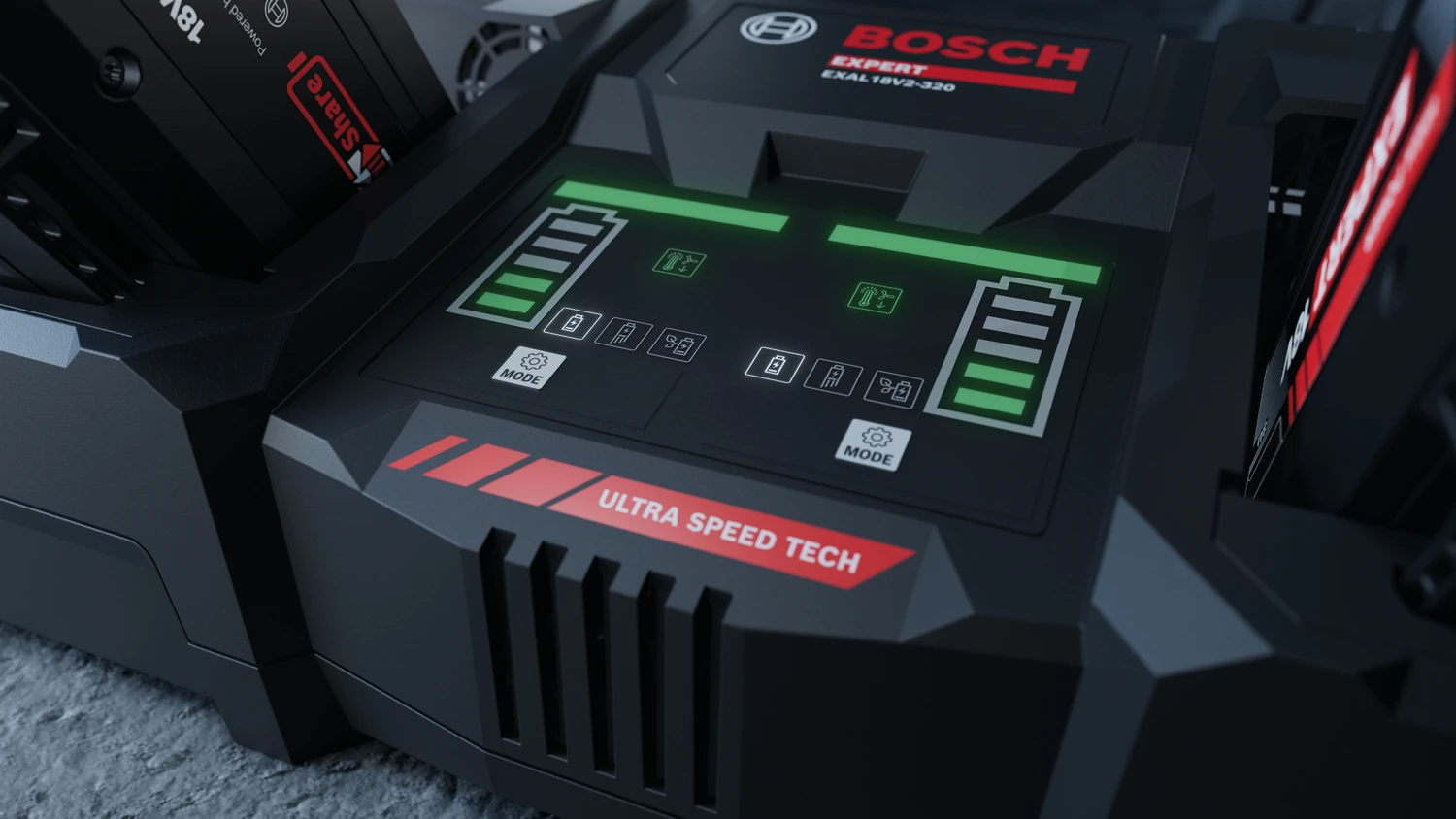 zastosowanie ładowarki Bosch Expert EXAL18V2-320