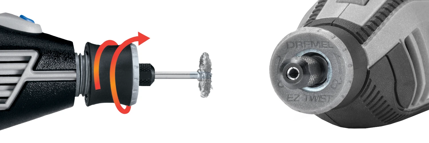 Mocowanie EZ Twist w multinarzędziach Dremel