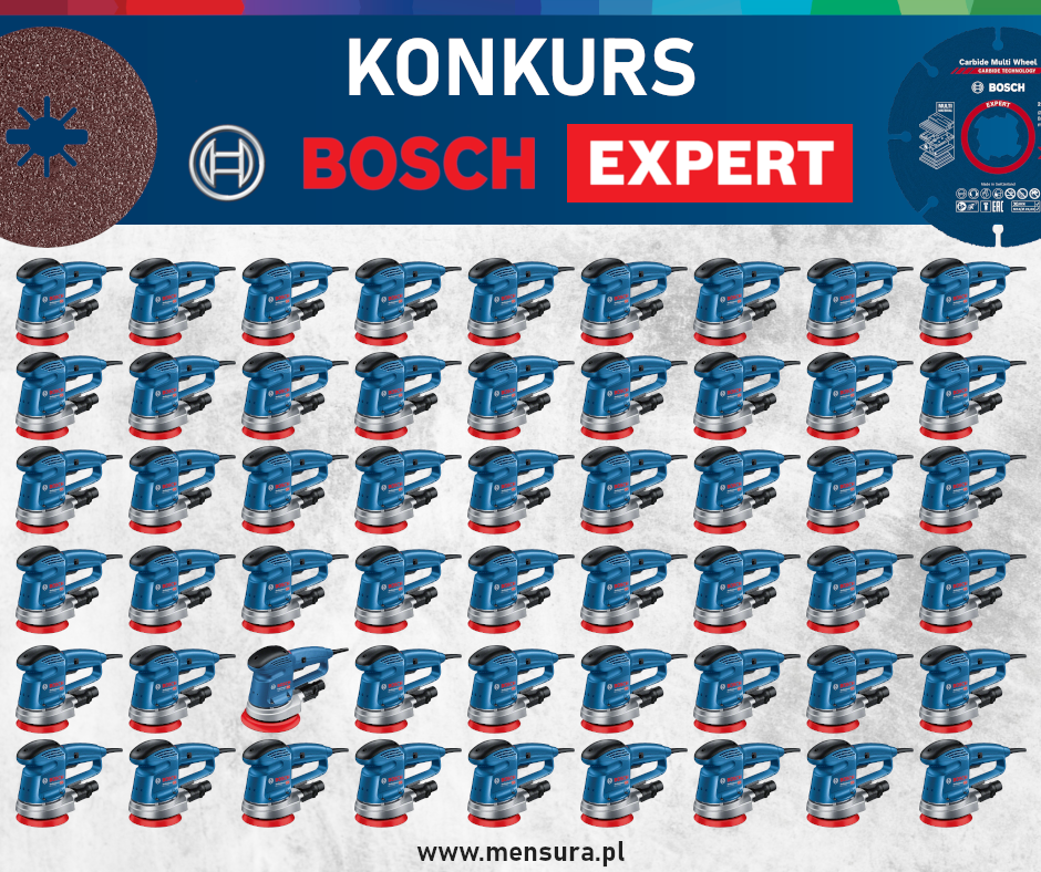 Konkurs z Bosch Expert „Odnajdź szlifierkę”