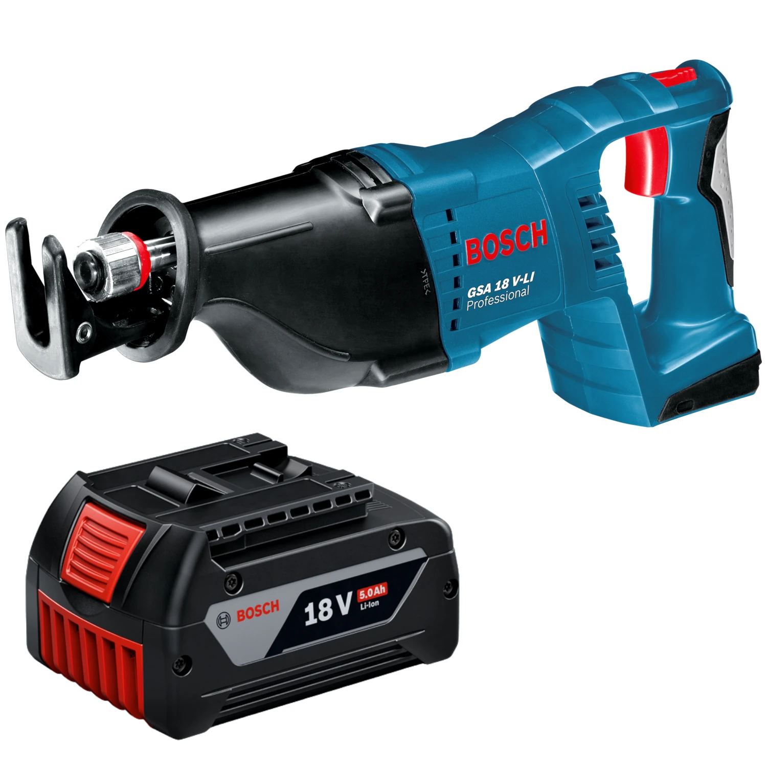  Piła szablasta akumulatorowa 18V GSA 18V-LI Bosch + aku 5Ah
