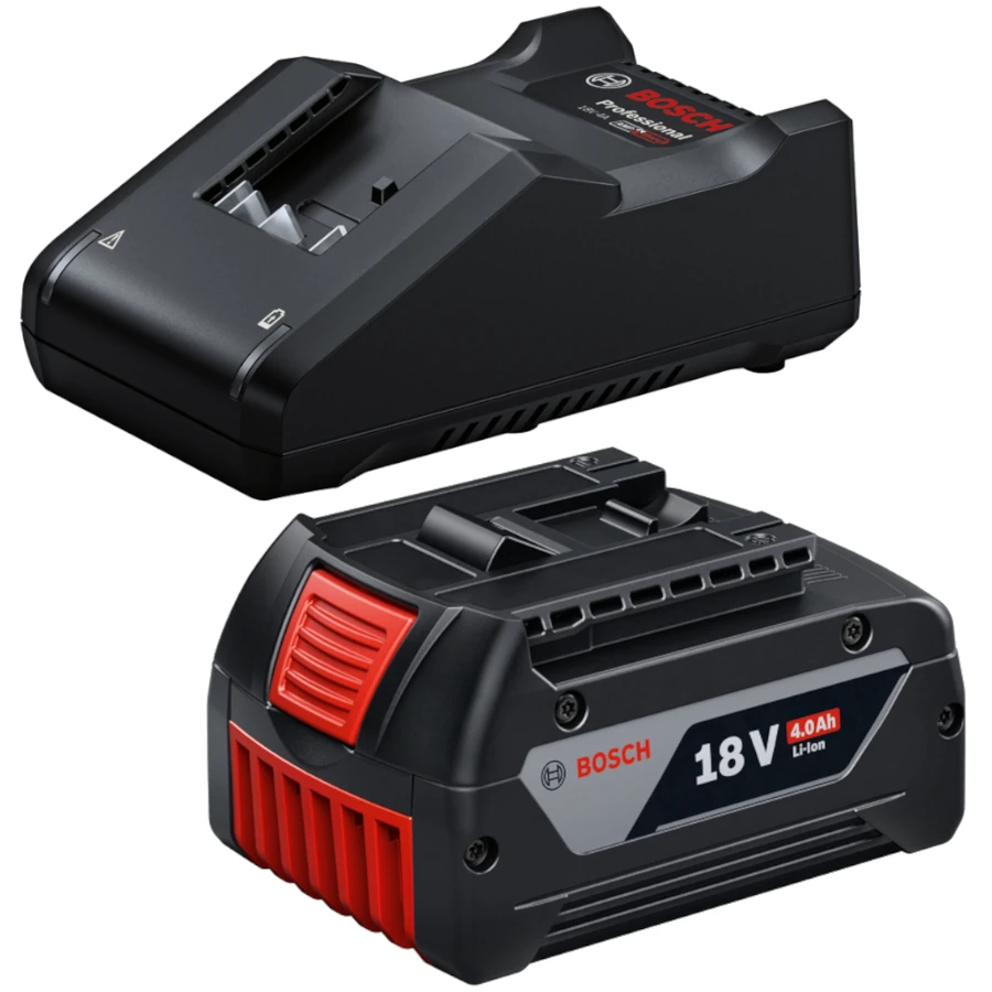  Zestaw BOSCH Akumulator Bosch GBA 18V 4.0Ah + ładowarka 4,0A 14,4V/18V 