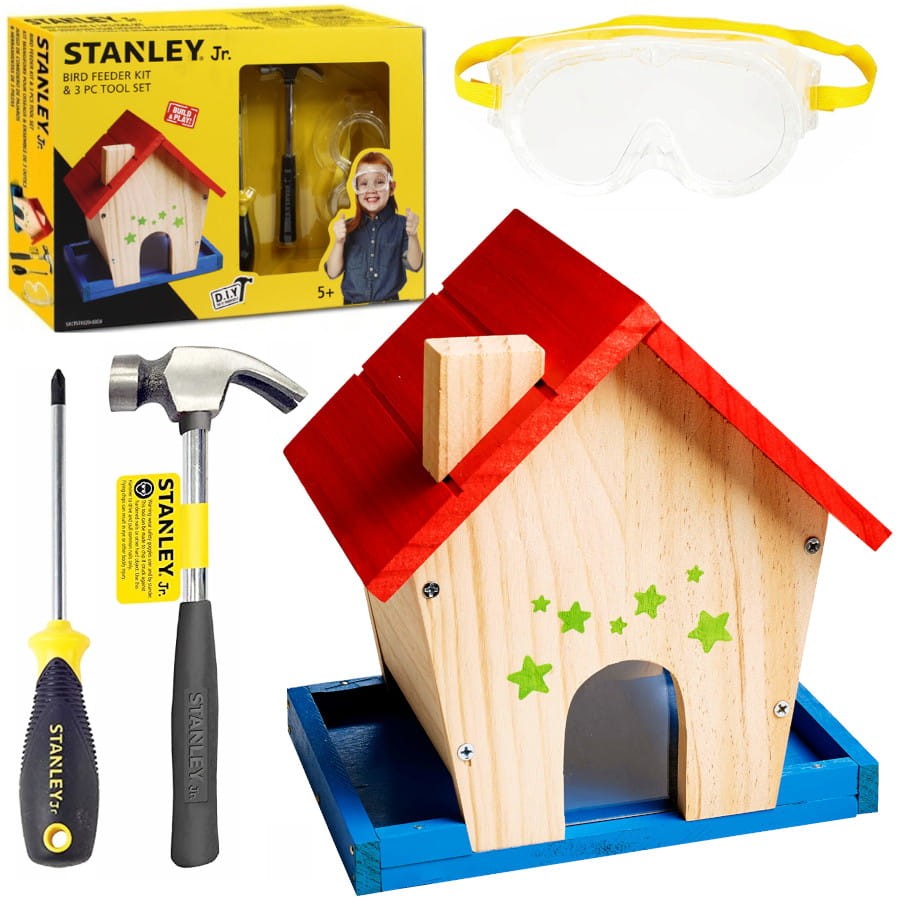 STANLEY JR Zabawka Karmnik dla ptaków + zestaw narzędzi