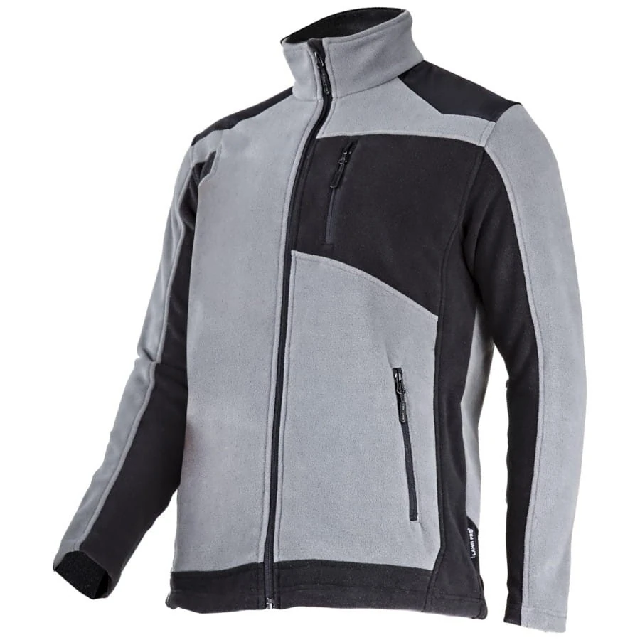 LAHTI PRO L40137 Bluza robocza polarowa ze wzmocnieniami szaro-czarna