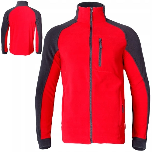 Czerwona bluza polarowa robocza Lahti Pro LPBP1M
