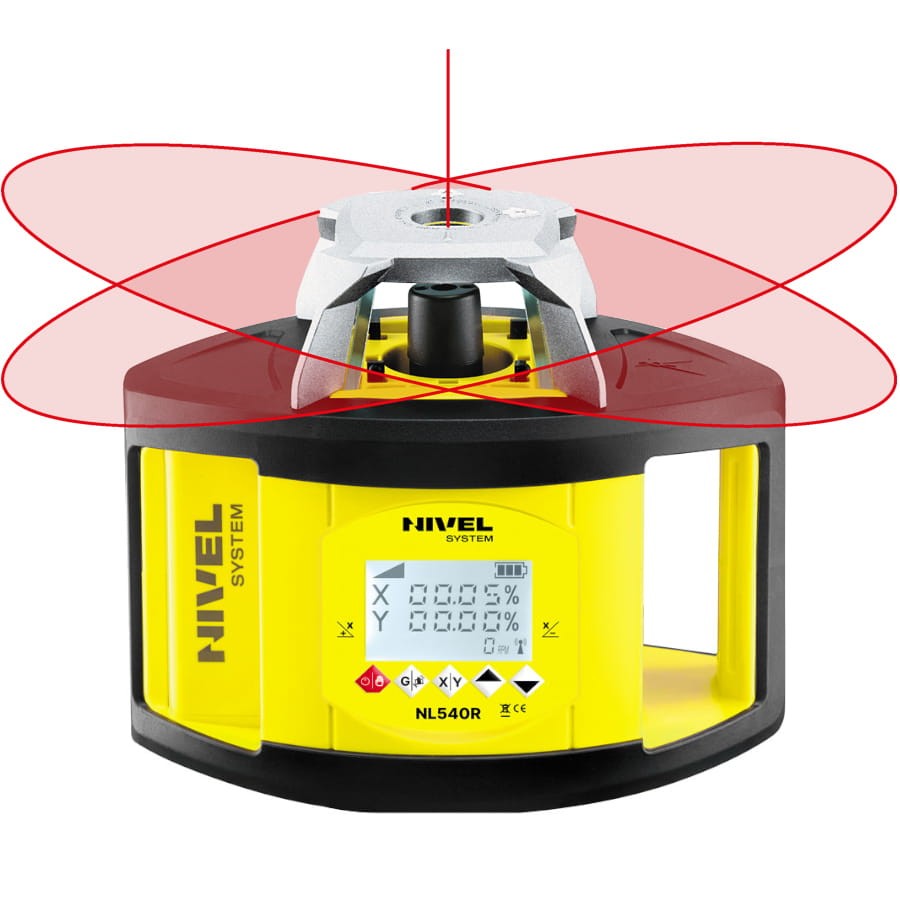 Niwelator rotacyjny laserowy 800m IP66 czujnik Topcon RL-H5A akcesoria