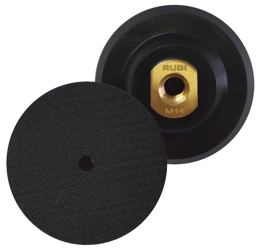 RUBI 62986 Adapter z rzepem do mocowania padów 100mm