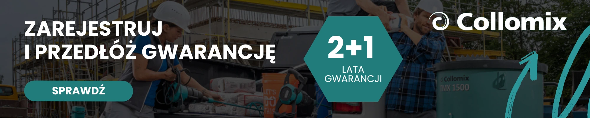 Collomix - Rozszerzona gwarancja "2+1"