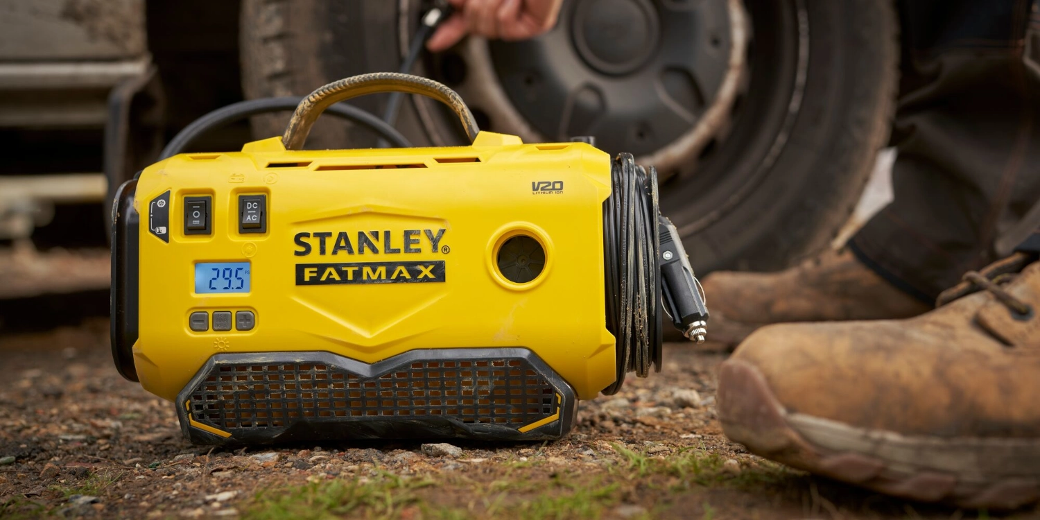 Użycie kompresora Stanley SFMCE520B