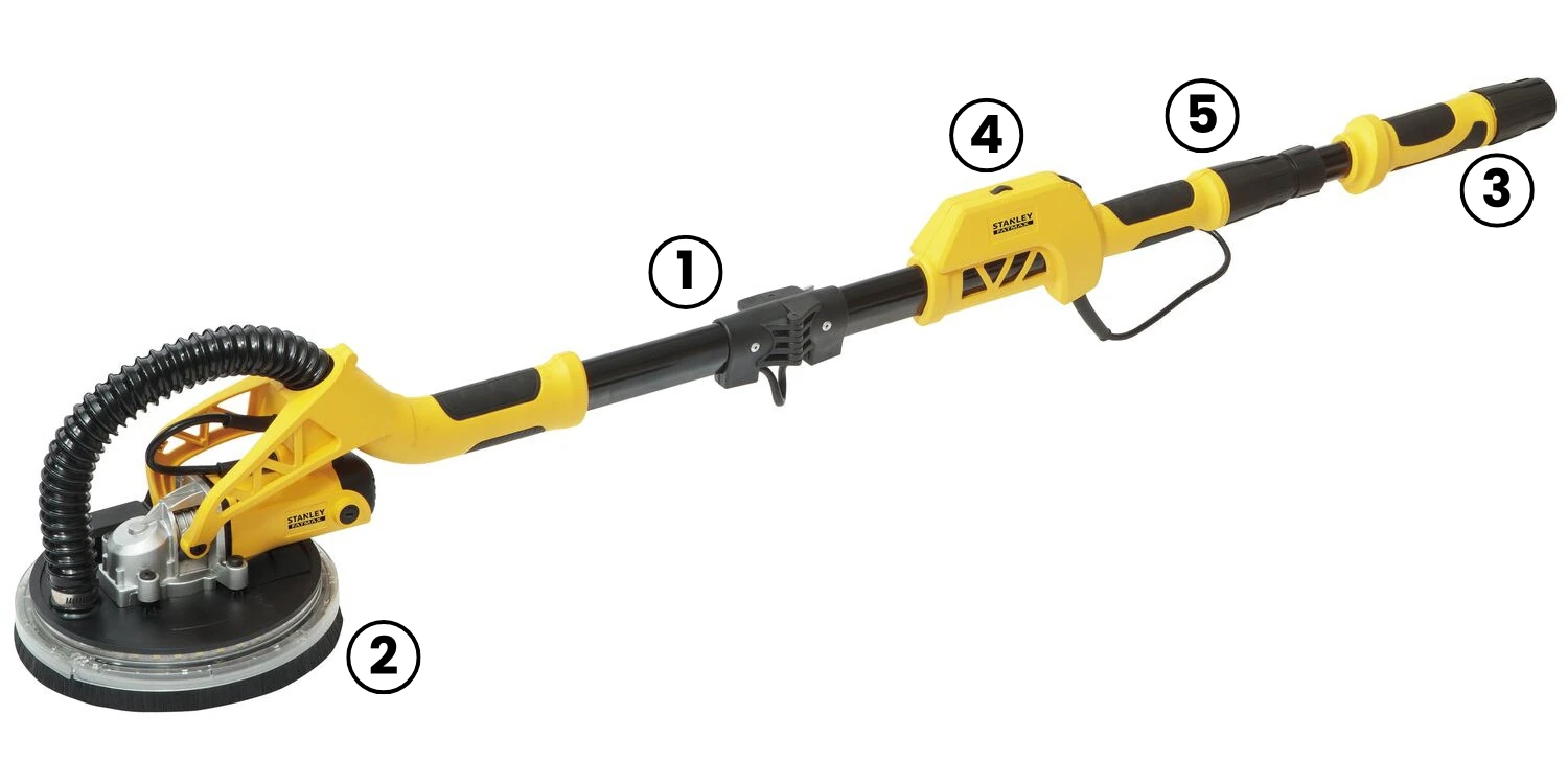 Stanley SFMEE500S Szlifierka żyrafa do gipsu