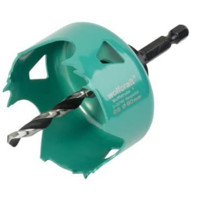 WOLFCRAFT Otwornica ze stali węglowej 68mm