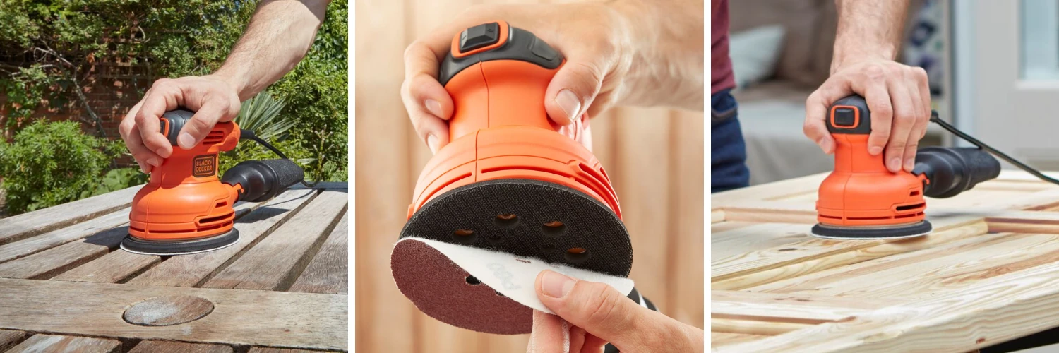 Papier ścierny do szlifierek użytkowanie