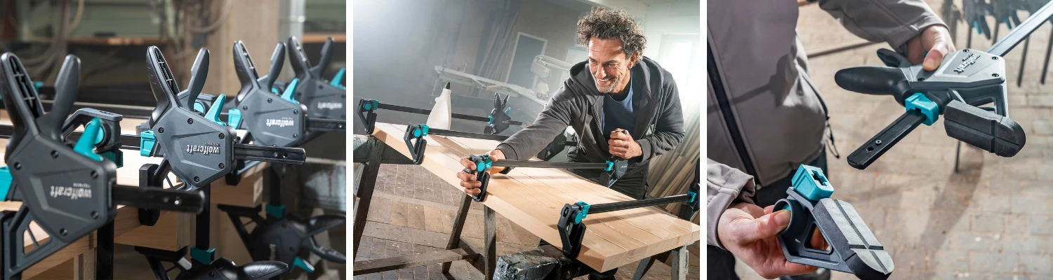 Ściski jednoręczne Wolfcraft PRO ERGO