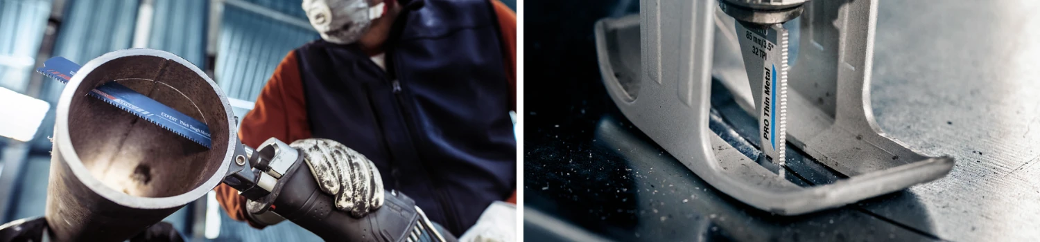 Brzeszczoty do piły szablastej do metalu