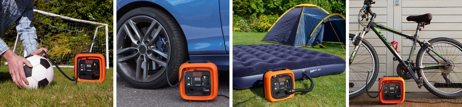 BLACK DECKER ASI400 Kompresor wielofunkcyjny 12V