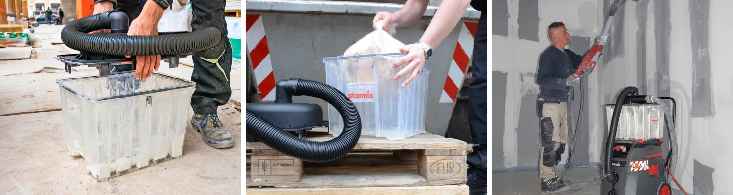 STARMIX DustFixx  Separator pyłu do odkurzaczy ISC, iPulse, NSG
