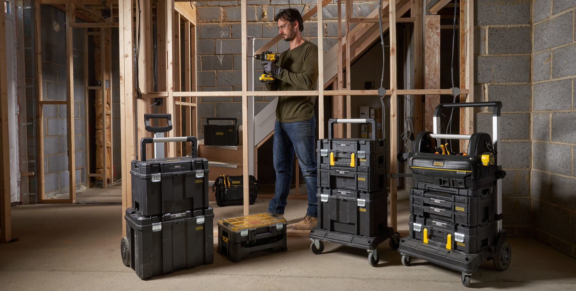 Systemy modułowe skrzyń DeWALT / Stanley