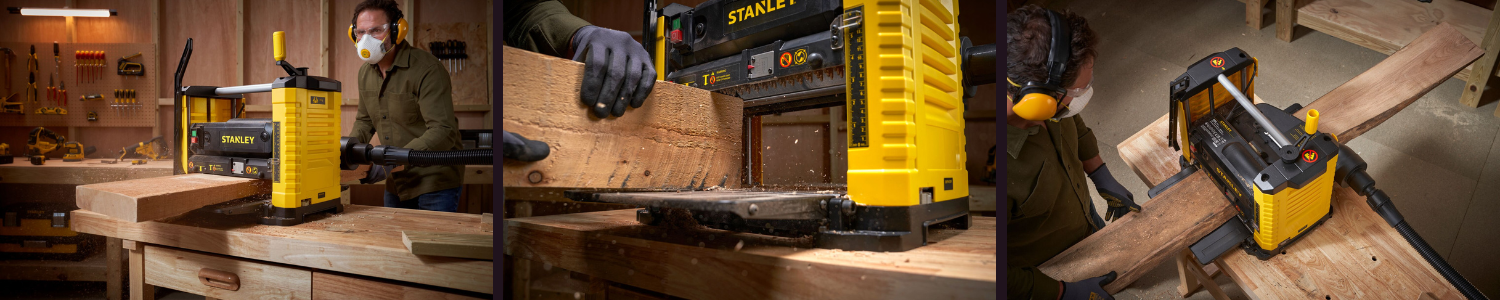 STANLEY STP18 Przenośna strugarka grubościowa 1800W