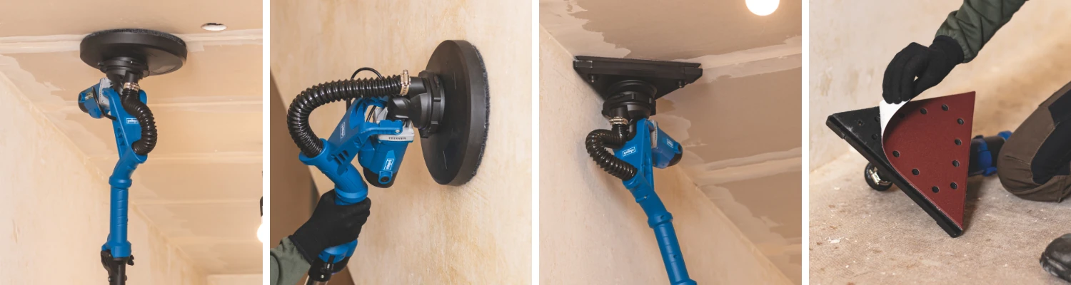 Zastosowanie szlifierki do gładzi Scheppach DS930