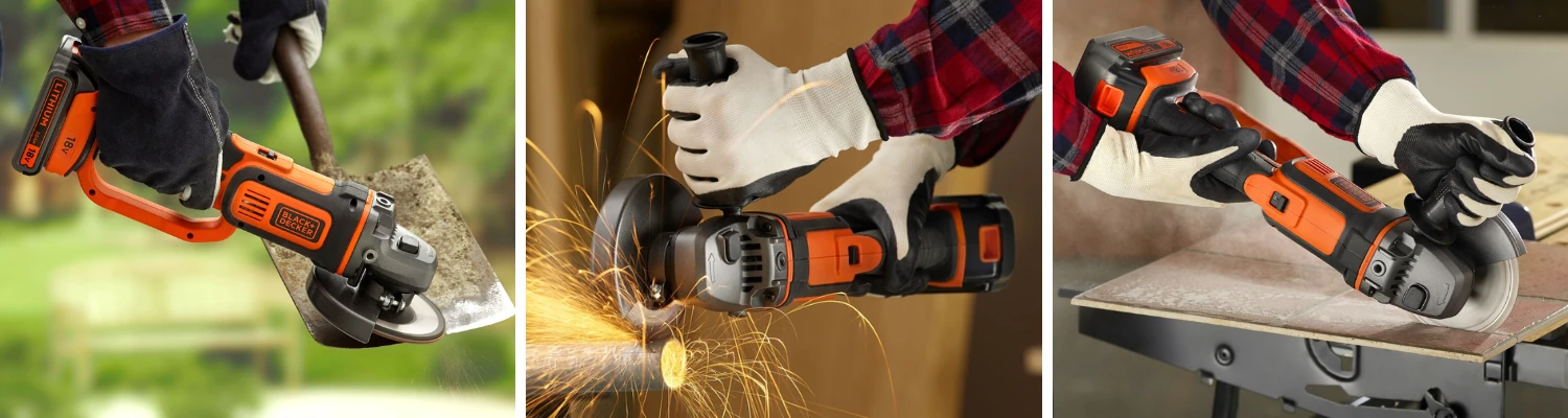BLACK DECKER BCG720N Szlifierka kątowa akumulatorowa 18V 125mm