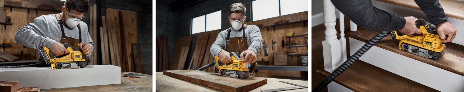 DeWALT DCW220 Szlifierka taśmowa akumulatorowa 18V