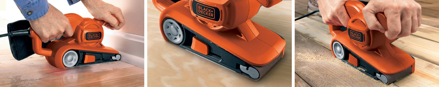 BLACK DECKER KA86 Szlifierka taśmowa sieciowa 720W