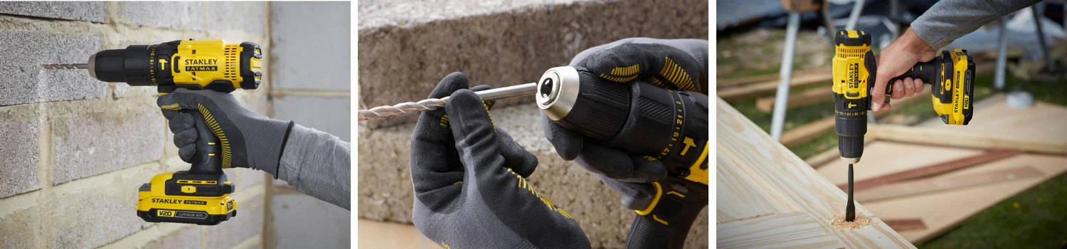 Zastosowanie wiertarko-wkrętarki akumulatorowej Stanley