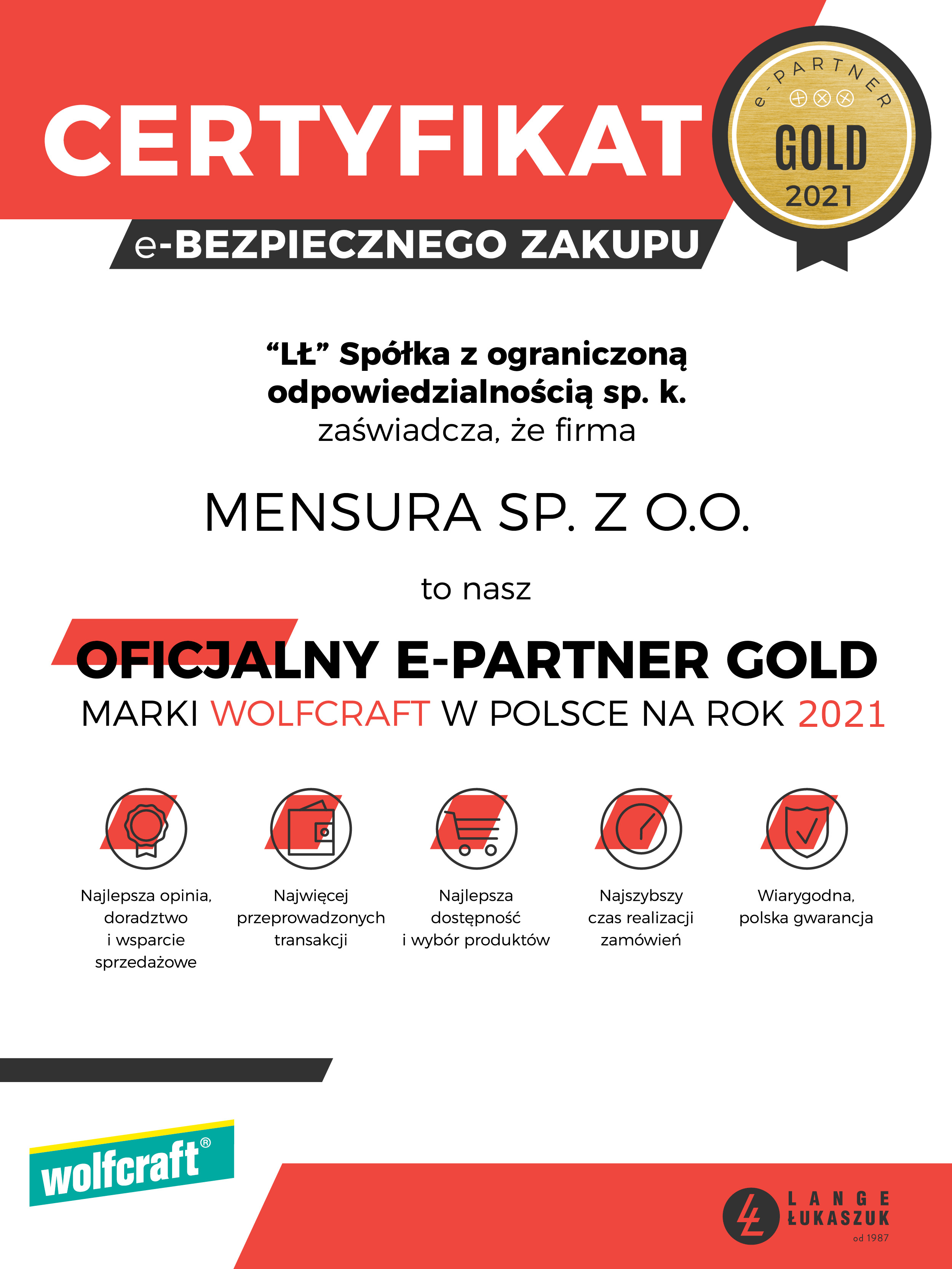 Certyfikat Mensura
