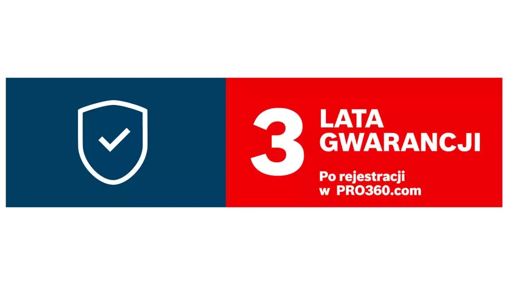 Rejestracja 3-letniej gwarancji
