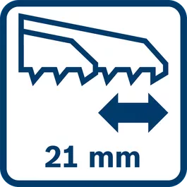 Długość skoku: 21mm