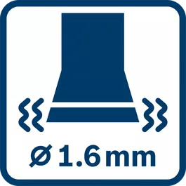 Średnica oscylacji 1,6mm