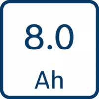 Bosch - Pojemność 8.0 Ah