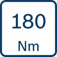Bosch - Moment obrotowy 180 Nm