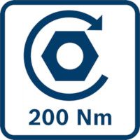 Bosch - Moment obrotowy 200 Nm