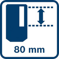 Bosch - Pole odbioru 80 mm