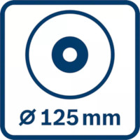 Bosch - Średnica tarczy 125 mm