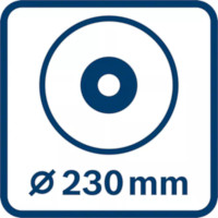 Bosch - Średnica tarczy 230 mm