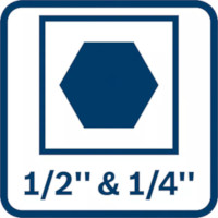 Bosch - Uchwyt 1/2" i 1/4"